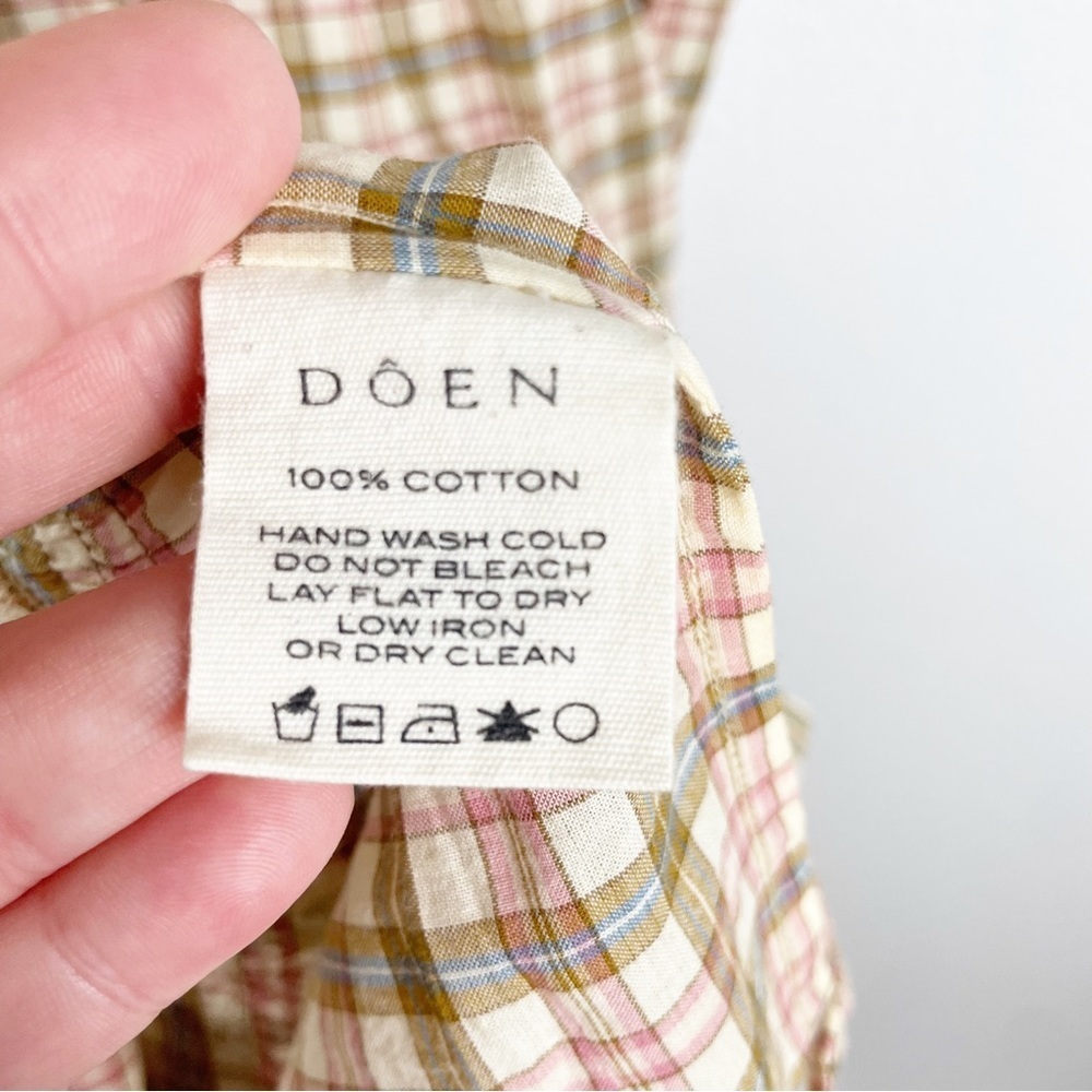 Doen Arbor Smocked Midi Dress in Austen Plaid - Picture 7 of 9